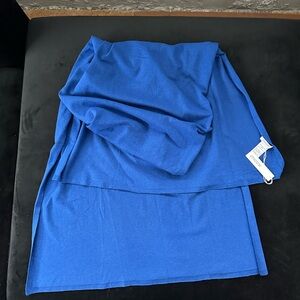 Extra Long Royal Blue Wrap / Scarf